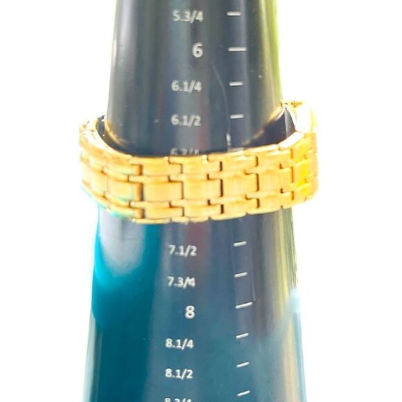 Armitron Unisex Goldtone Black Dial Analog Watch - Picture 9 of 9